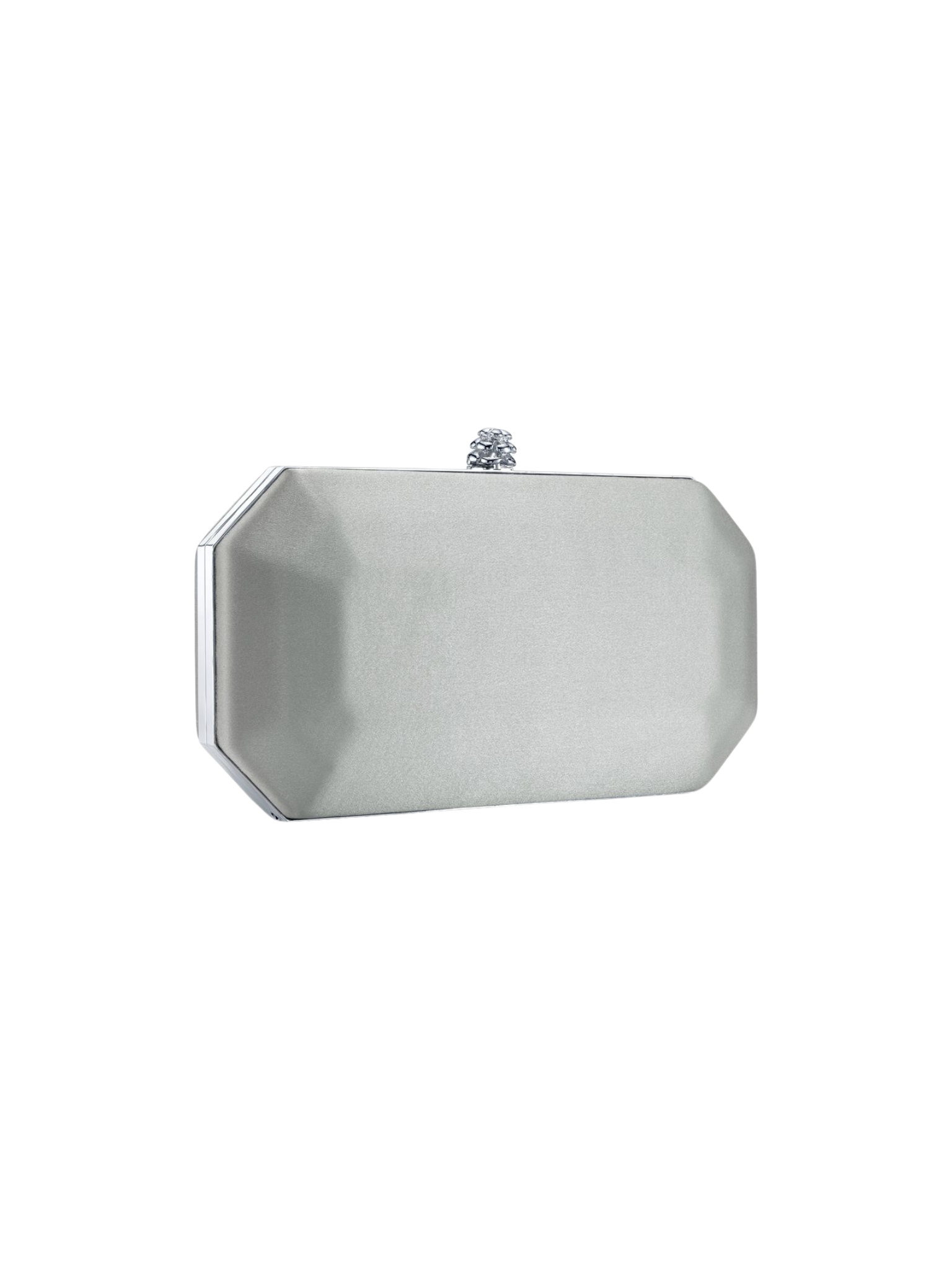 HerPorte-Sterling Silver Satin Perry Clutch