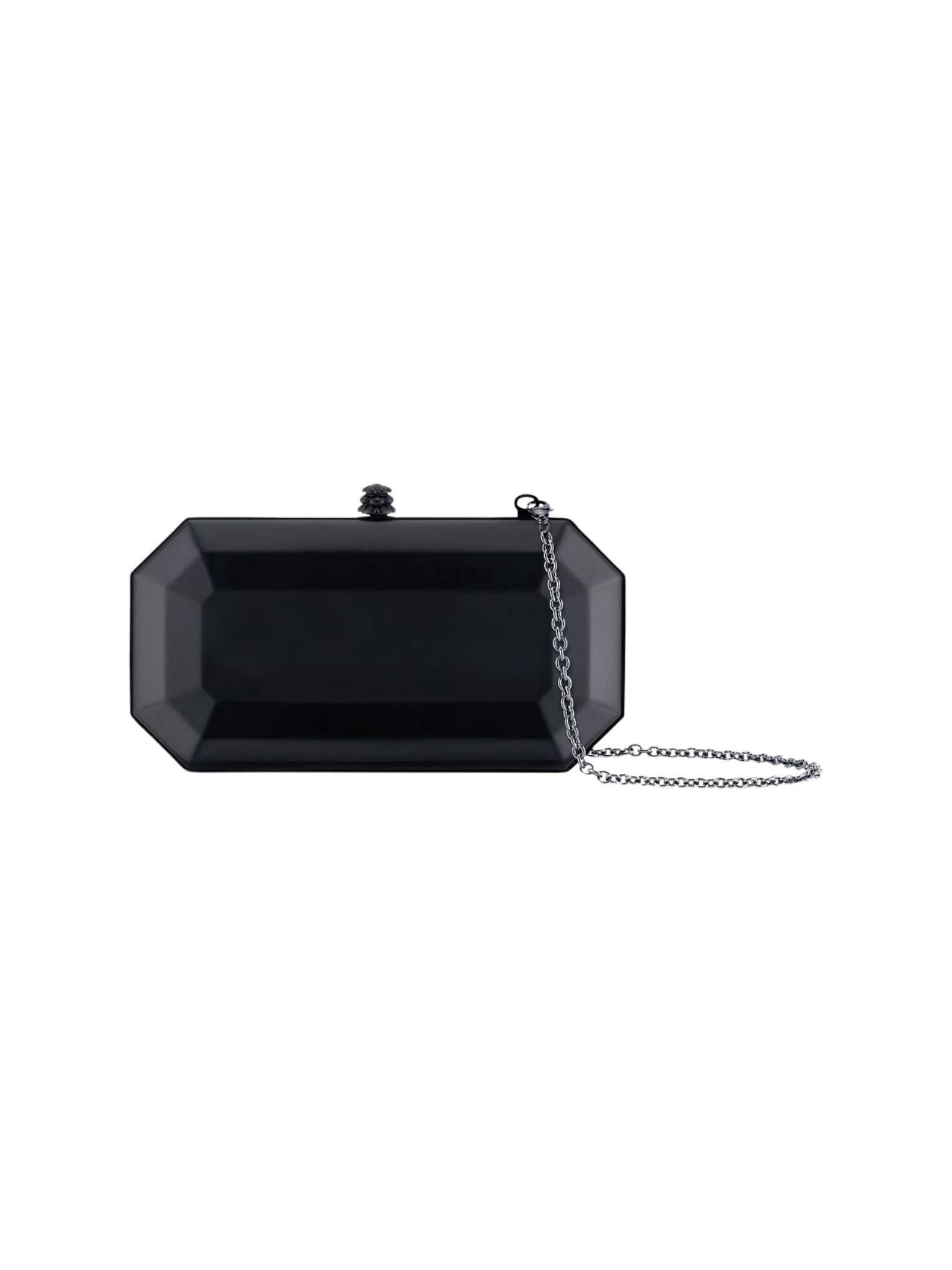 HerPorte-Matt Black Perry Clutch