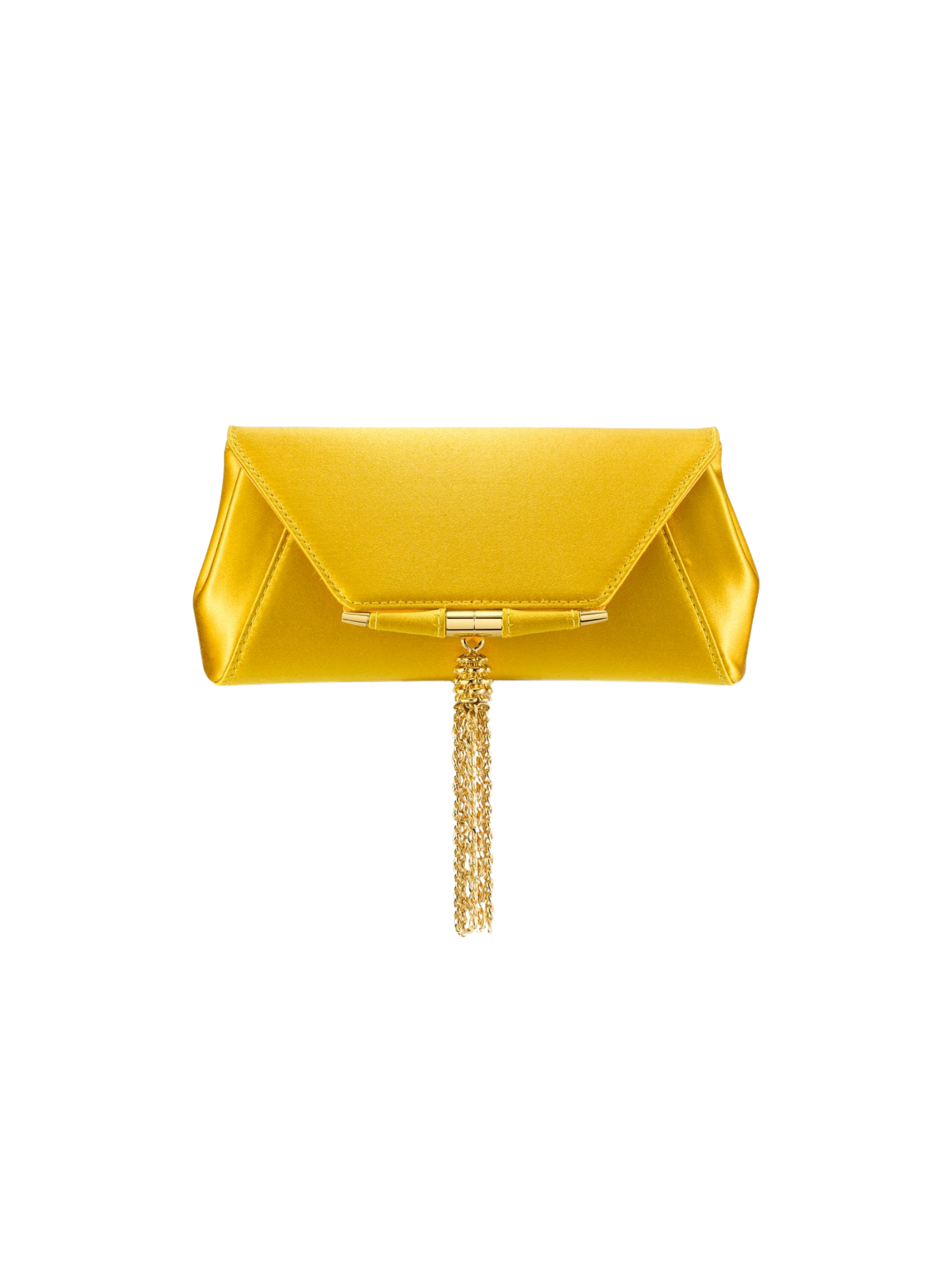 HerPorte-Canary Satin Piper Clutch