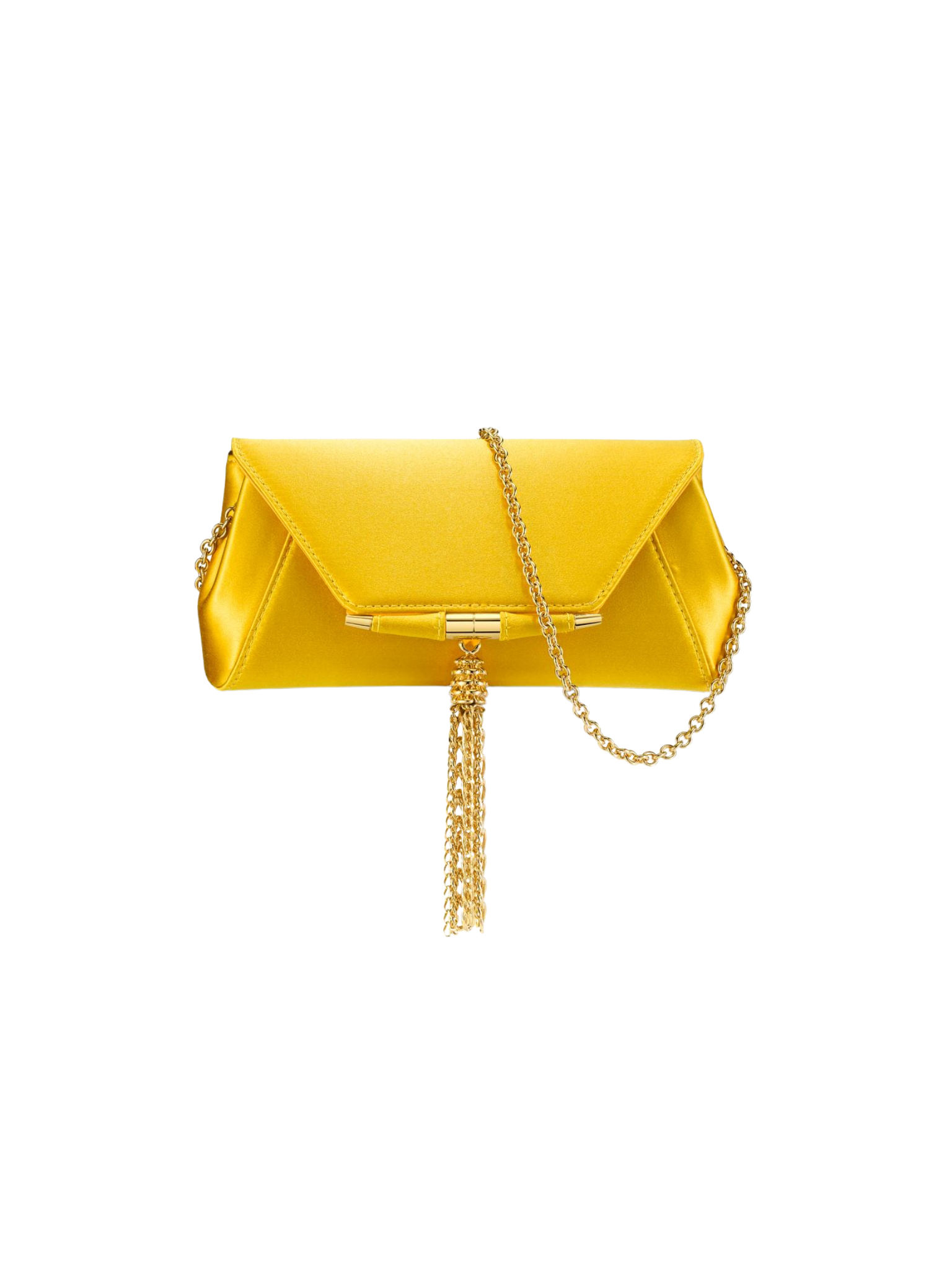 HerPorte-Canary Satin Piper Clutch