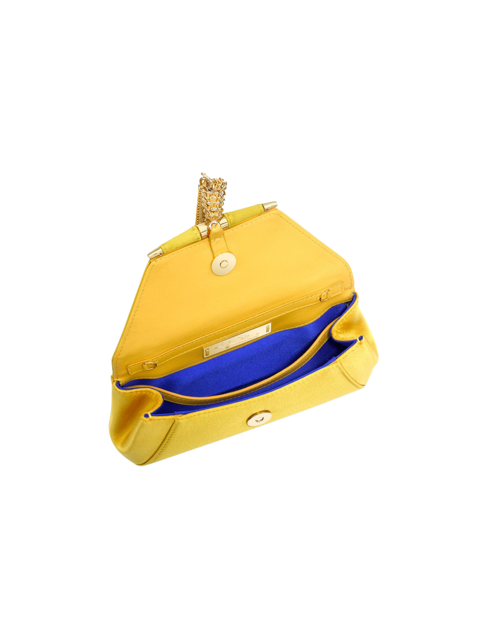 HerPorte-Canary Satin Piper Clutch