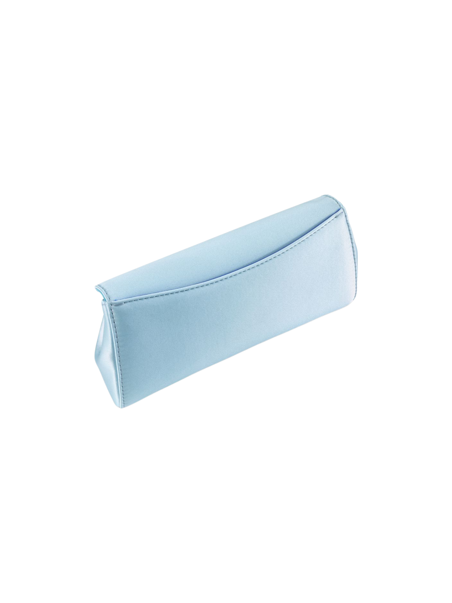 HerPorte-Glacier Blue Satin Piper Clutch