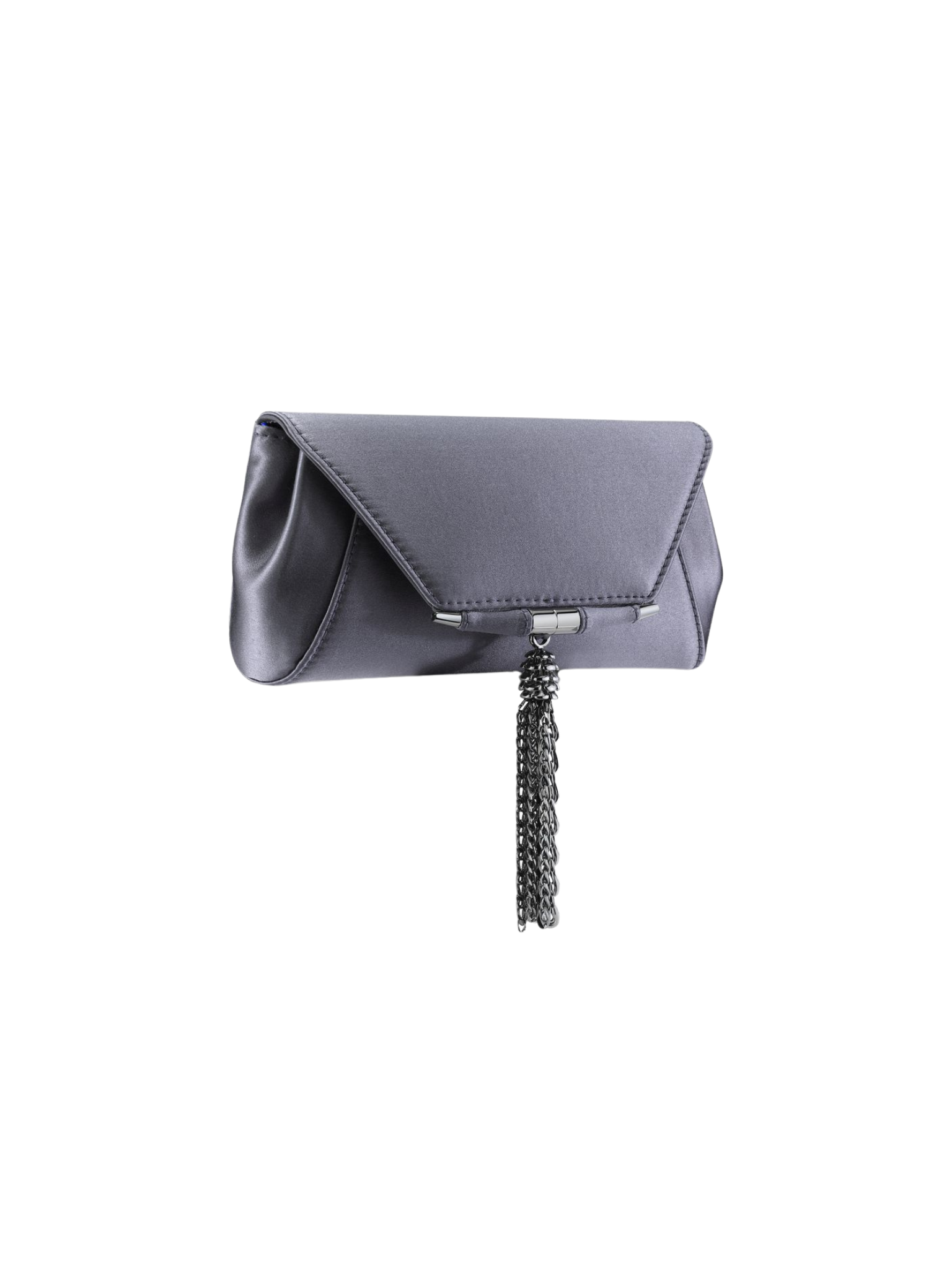 HerPorte-Iron Satin Piper Clutch