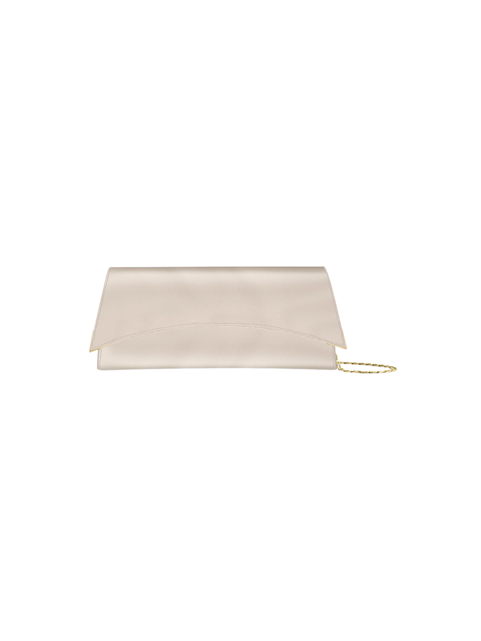 HerPorte-Champagne Bubble Satin Veronica Clutch