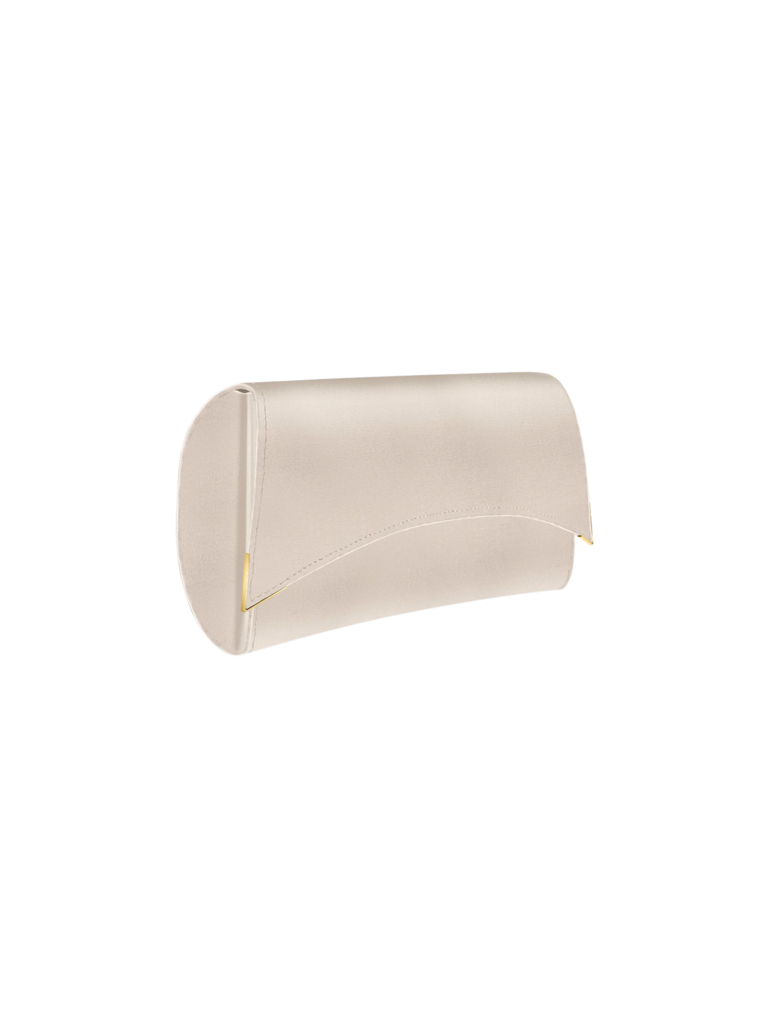 HerPorte-Champagne Bubble Satin Veronica Clutch