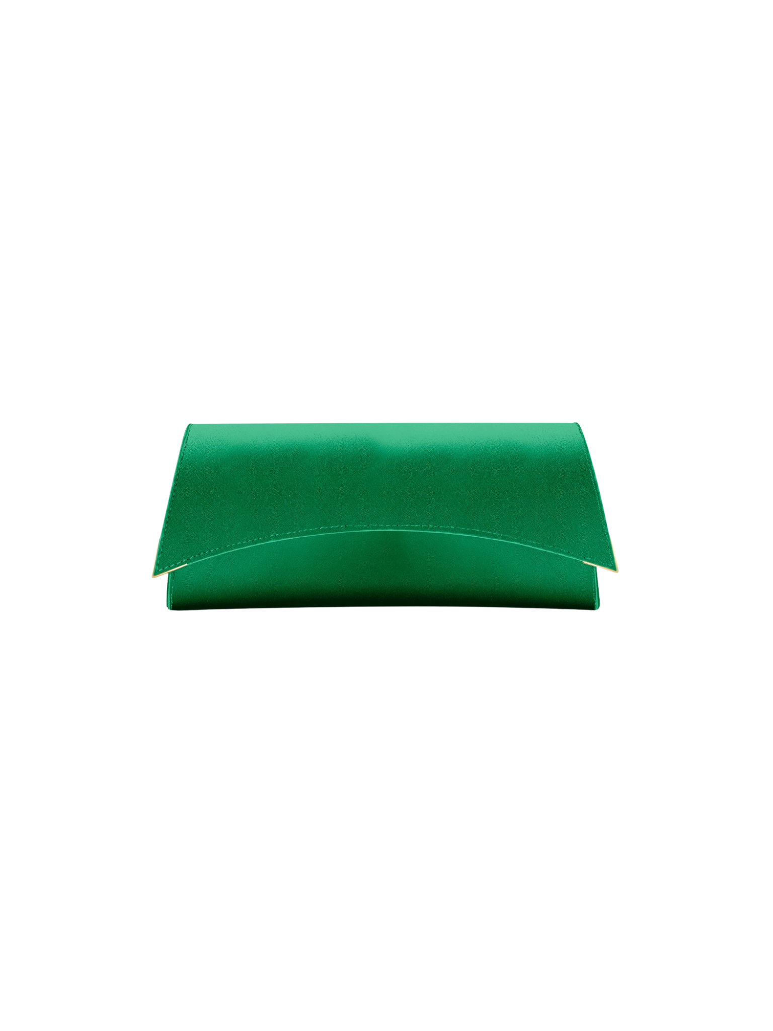 HerPorte-Emerald Satin Veronica Clutch