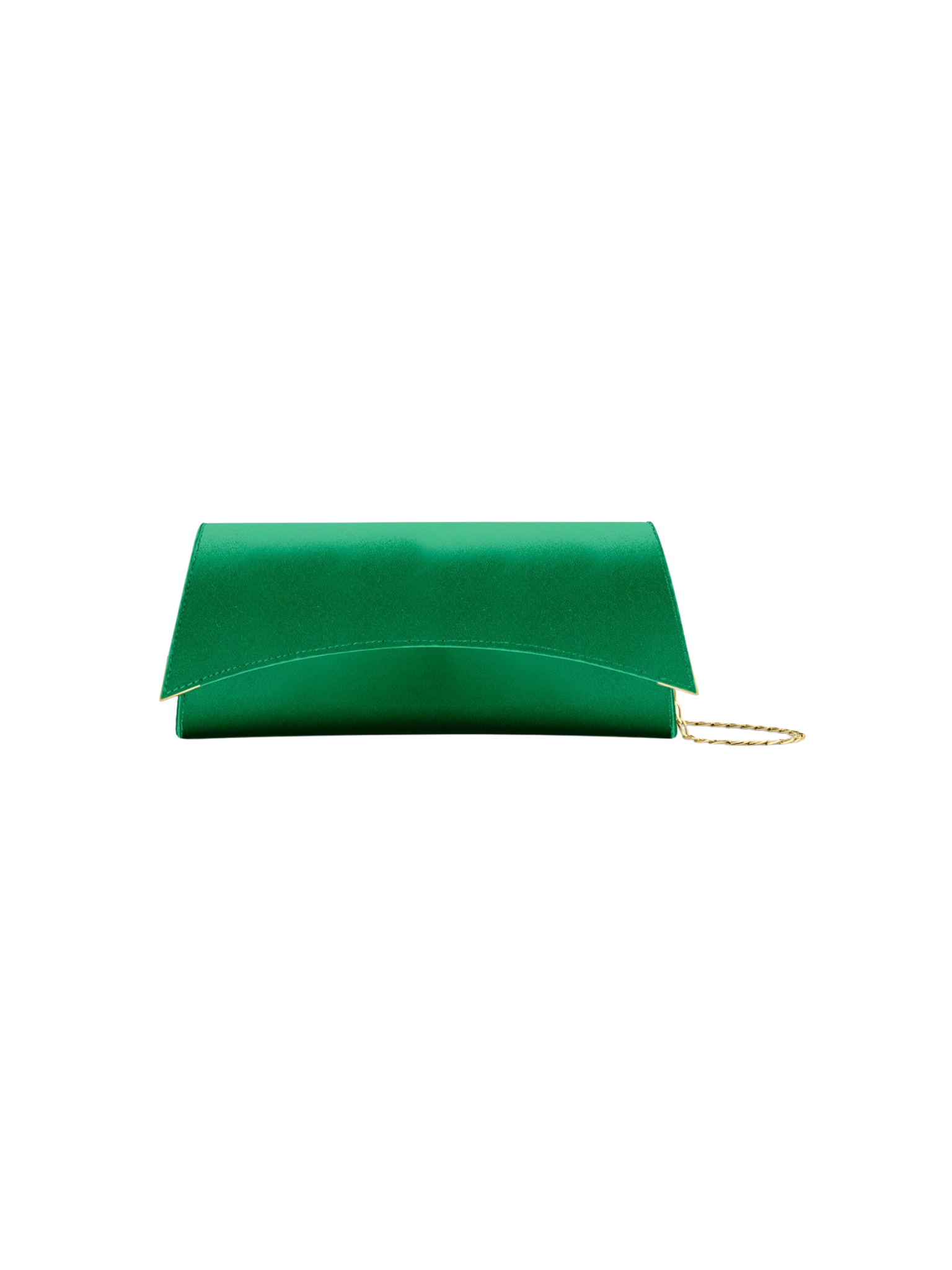 HerPorte-Emerald Satin Veronica Clutch